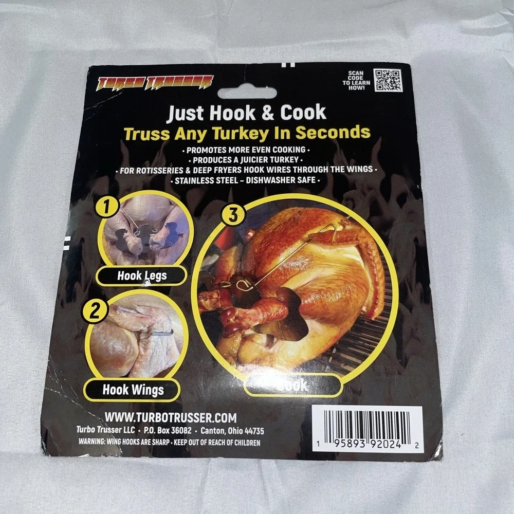 Turbo Trusser for Turkey Stainless Steel Poultry Trussing‎ Tool Made in USA NEW